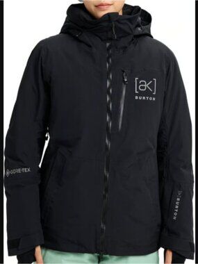 Burton [ak] Flare GORE-TEX 2L Down Snowboard Ski Jacket Black - Size Extra Large